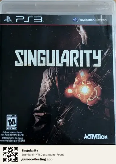 Singularity PlayStation 3, Canada box front