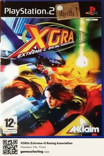 XGRA: Extreme-G Racing Association PlayStation 2, PAL box front