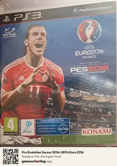 Pro Evolution Soccer 2016: UEFA Euro 2016 PlayStation 3, Portugal box front