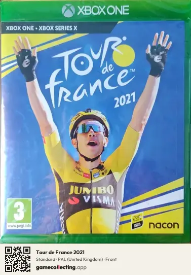 Tour de France 2021 Xbox One, United Kingdom box front