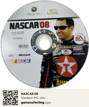 NASCAR 08 Xbox 360, PAL disc