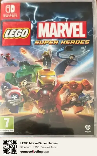 LEGO Marvel Super Heroes Nintendo Switch, Europe box front