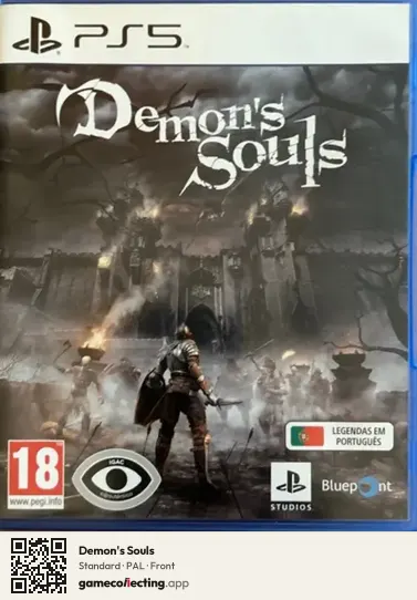Demon's Souls PlayStation 5, PAL box front