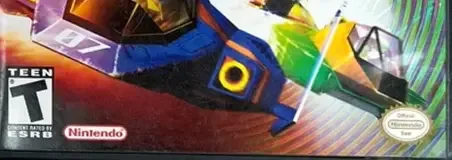 F-Zero GX, the ESRB box on its front