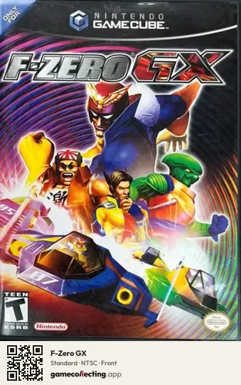 F-Zero GX Nintendo GameCube, NTSC box front