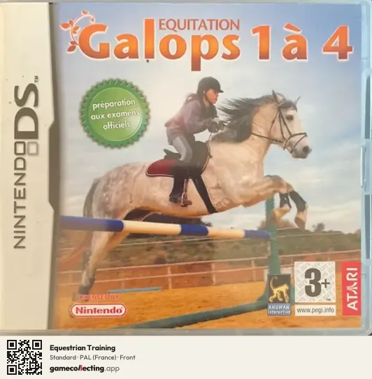 Equestrian Training Nintendo DS, France box front