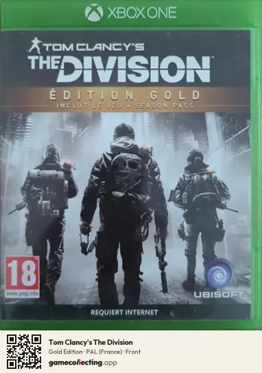 Tom Clancy's The Division Xbox One, France box front