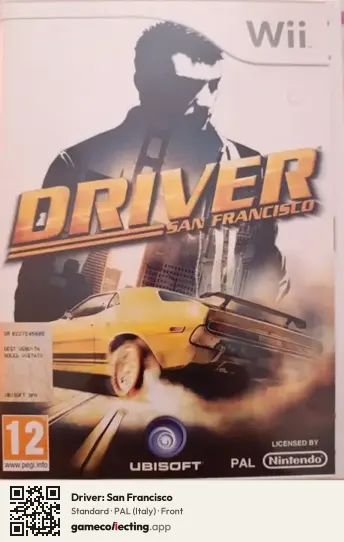 Driver: San Francisco Nintendo Wii, Italy box front