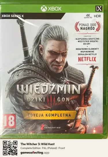 The Witcher 3: Wild Hunt Xbox Series X, Poland box front