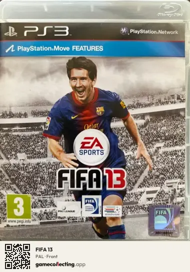 FIFA 13 PlayStation 3, PAL box front