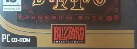 Diablo II, the PEGI square on its front