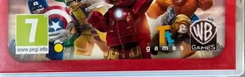 LEGO Marvel Super Heroes, the PEGI square on its front