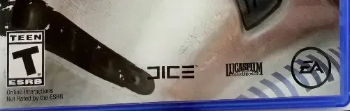 Star Wars Battlefront, the ESRB box on its front