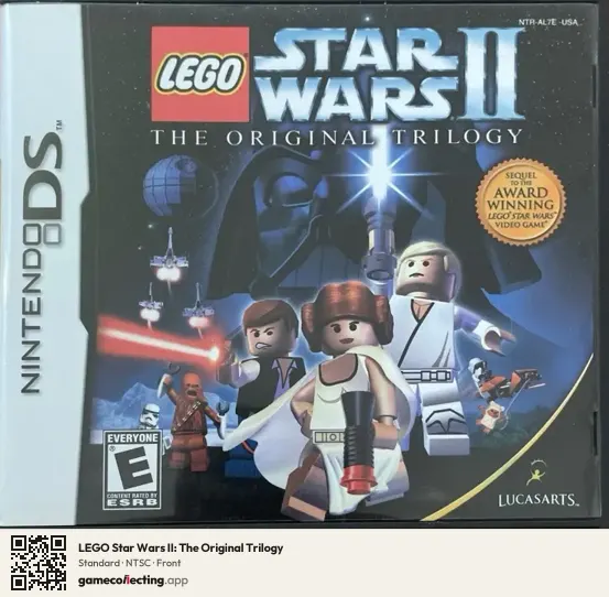 LEGO Star Wars II: The Original Trilogy Nintendo DS, NTSC box front