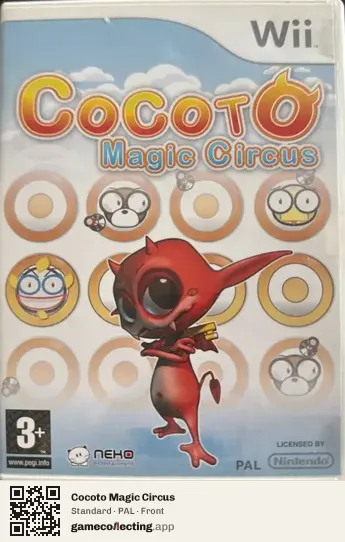 Cocoto Magic Circus Nintendo Wii, PAL box front