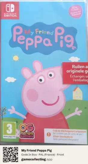 My Friend Peppa Pig Nintendo Switch, France box front