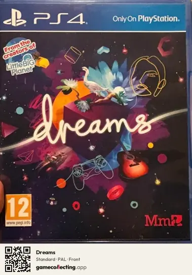 Dreams PlayStation 4, PAL box front