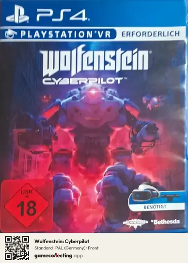 Wolfenstein: Cyberpilot PlayStation 4, Germany box front