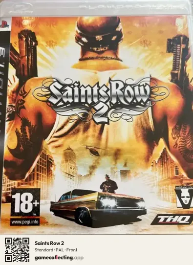 Saints Row 2 PlayStation 3, PAL box front
