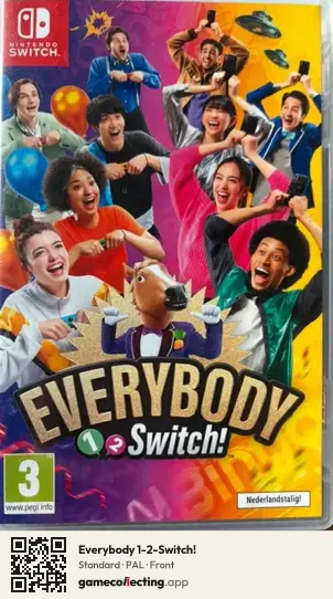 Everybody 1-2-Switch! Nintendo Switch, PAL box front