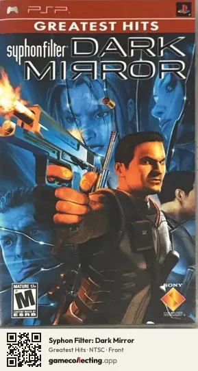 Syphon Filter: Dark Mirror PlayStation Portable, NTSC box front