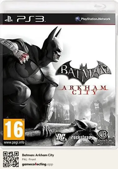 Batman: Arkham City PlayStation 3, PAL box front