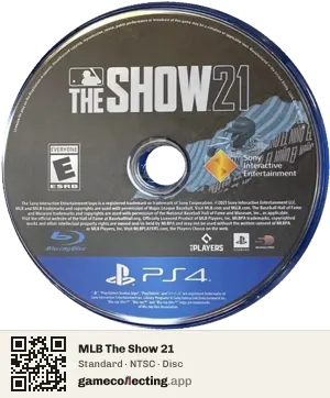 MLB The Show 21 PlayStation 4, NTSC disc