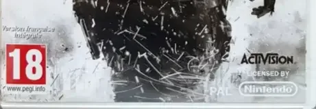 Call of Duty: Modern Warfare 3, the PEGI square on its front