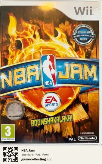 NBA Jam Nintendo Wii, PAL box front