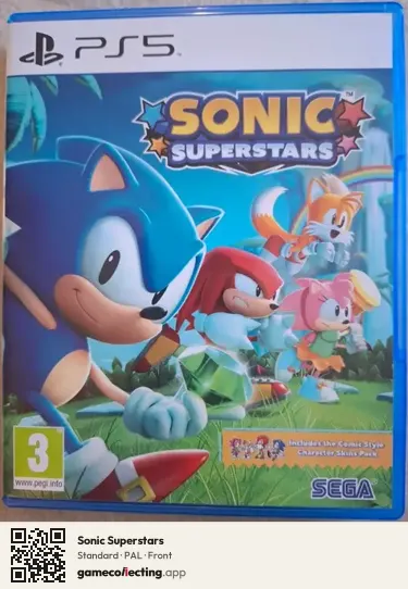Sonic Superstars PlayStation 5, PAL box front