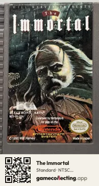 The Immortal Nintendo Entertainment System, NTSC cartridge label