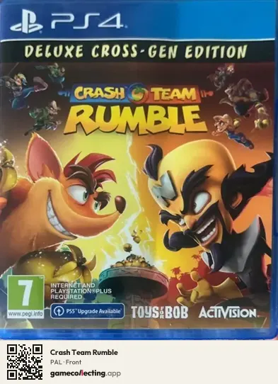 Crash Team Rumble PlayStation 4, PAL box front