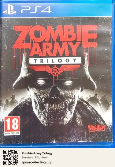 Zombie Army Trilogy PlayStation 4, PAL box front