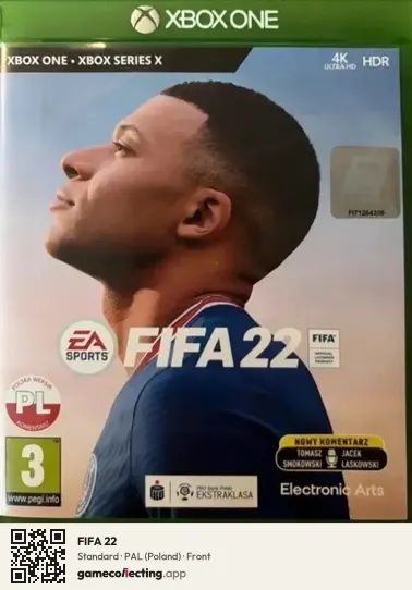 FIFA 22 Xbox One, Poland box front
