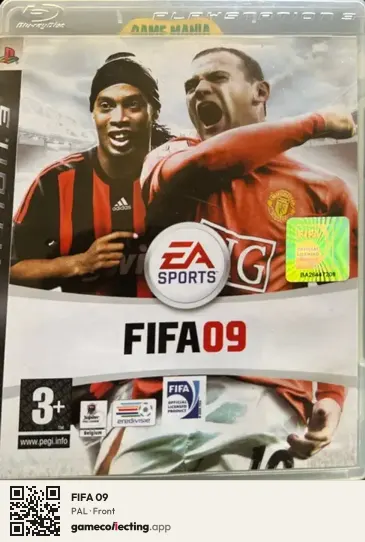 FIFA 09 PlayStation 3, PAL box front