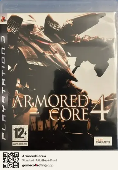 Armored Core 4 PlayStation 3, Italy box front