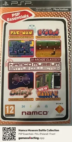 Namco Museum Battle Collection PlayStation Portable, Poland box front