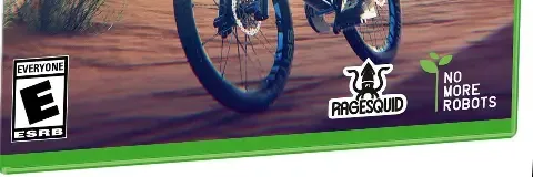 Descenders, the ESRB box on its front