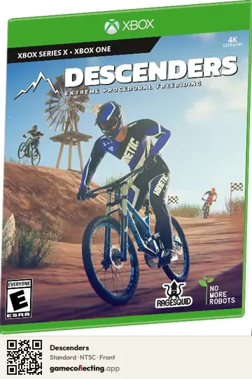 Descenders Xbox Series X, NTSC box front