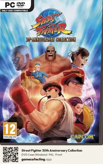 Street Fighter 30th Anniversary Collection Computer, PAL box front