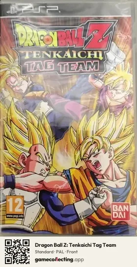 Dragon Ball Z: Tenkaichi Tag Team PlayStation Portable, PAL box front