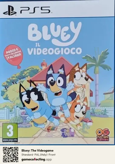 Bluey: The Videogame PlayStation 5, Italy box front
