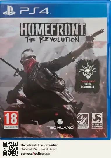Homefront: The Revolution PlayStation 4, Poland box front