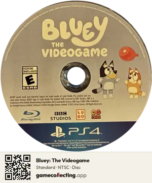 Bluey: The Videogame PlayStation 4, NTSC disc