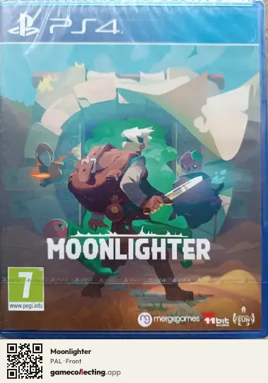 Moonlighter PlayStation 4, PAL box front
