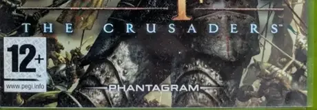 Kingdom Under Fire: The Crusaders, the PEGI square on its front