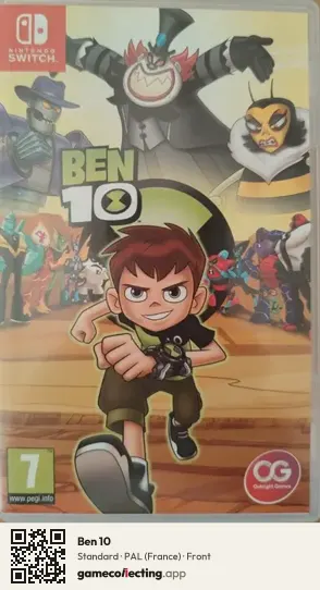 Ben 10 Nintendo Switch, France box front