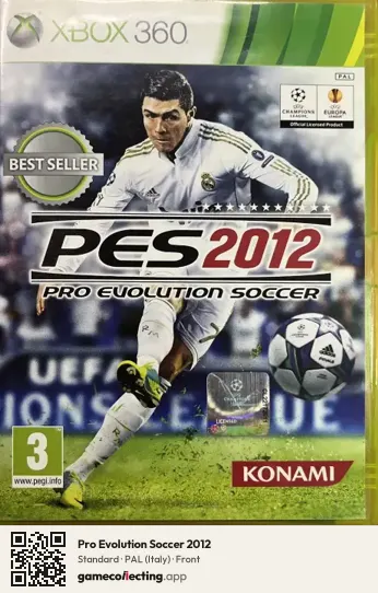 Pro Evolution Soccer 2012 Xbox 360, Italy box front
