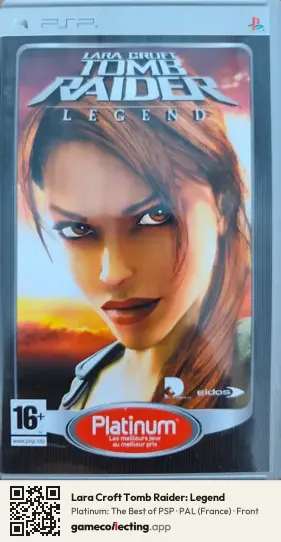 Lara Croft Tomb Raider: Legend PlayStation Portable, France box front