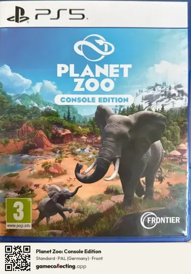 Planet Zoo: Console Edition PlayStation 5, Germany box front